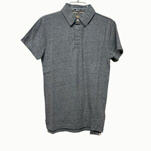 Nifty Genius Heather Gray Short Sleeve Polo Shirt Men’s XS New With Tags